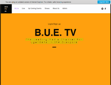 Tablet Screenshot of buetv.com